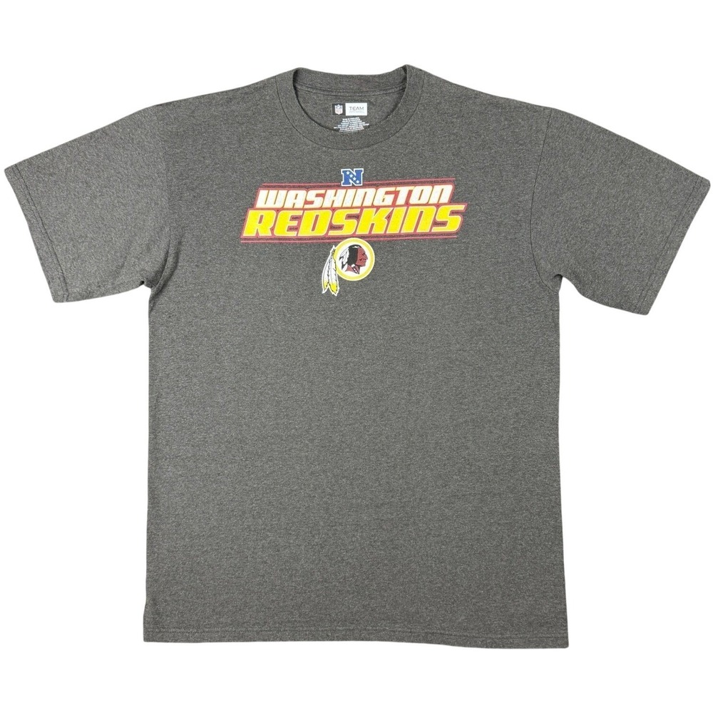 Washington Redskins Men's L NFL Team Apparel Charcoal Gray Shirt Cotton Blend